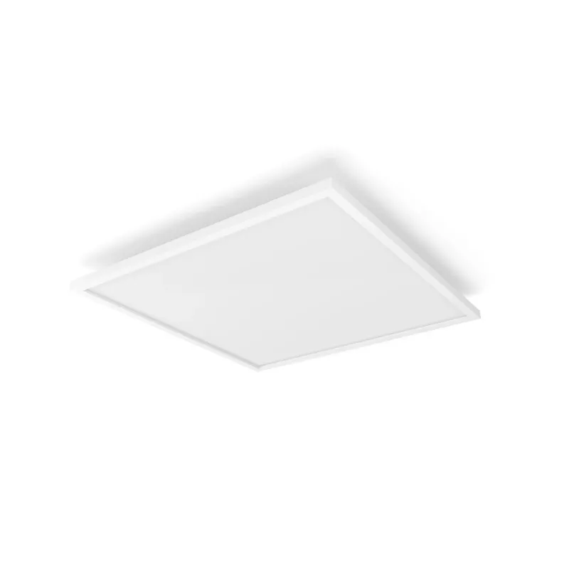 LED kvadratinis lubinis šviestuvas Philips Surimu Square Panel, Bluetooth, baltas, aliuminio korpusas, 220–240 V