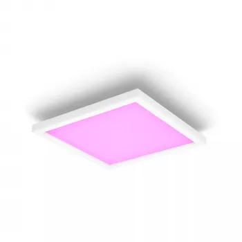 Philips Surimu Square Panel protingas lubinis šviestuvas, Bluetooth/Zigbee, baltas, aliuminis, 2000 K