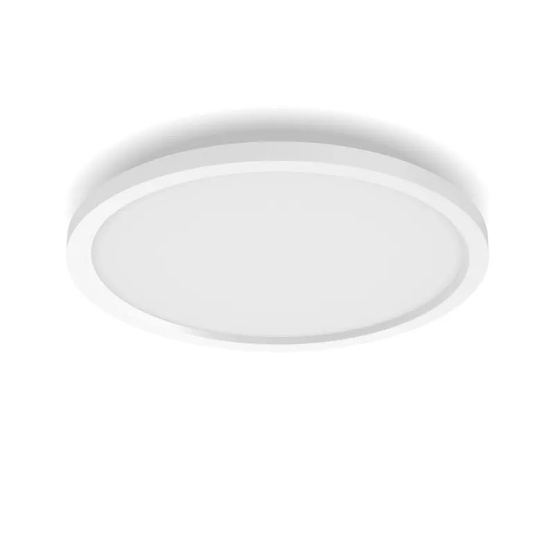 Philips Surimu Round Panel protingas lubinis šviestuvas, Bluetooth/Zigbee, baltas, aliuminis, 2000 K