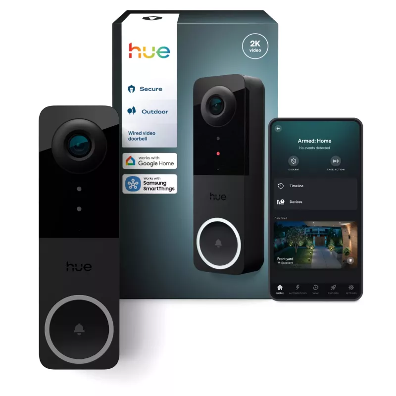 Philips Hue Secure laidinis vaizdo durų skambutis