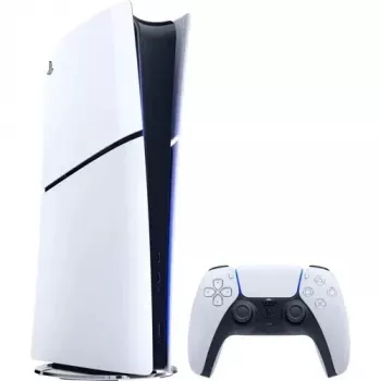 Sony Playstation 5 Slim Digital Edition 825 GB Wi-Fi Juoda, Balta