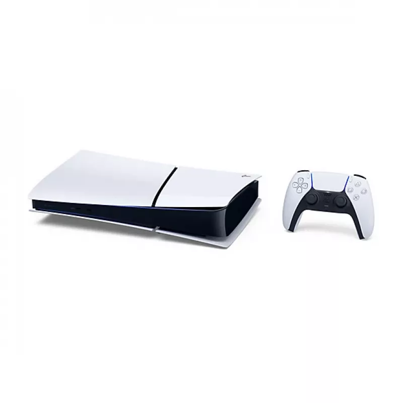 Sony Playstation 5 Slim Digital Edition 825 GB Wi-Fi Juoda, Balta