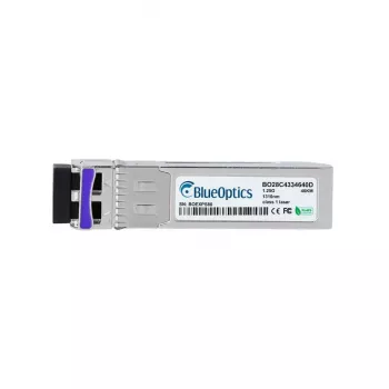 BlueOptics CSFP-BX1490-40-D-BO cSFP šviesolaidinis siųstuvas-imtuvas, 1250 Mbit/s, sidabrinis metalinis korpusas