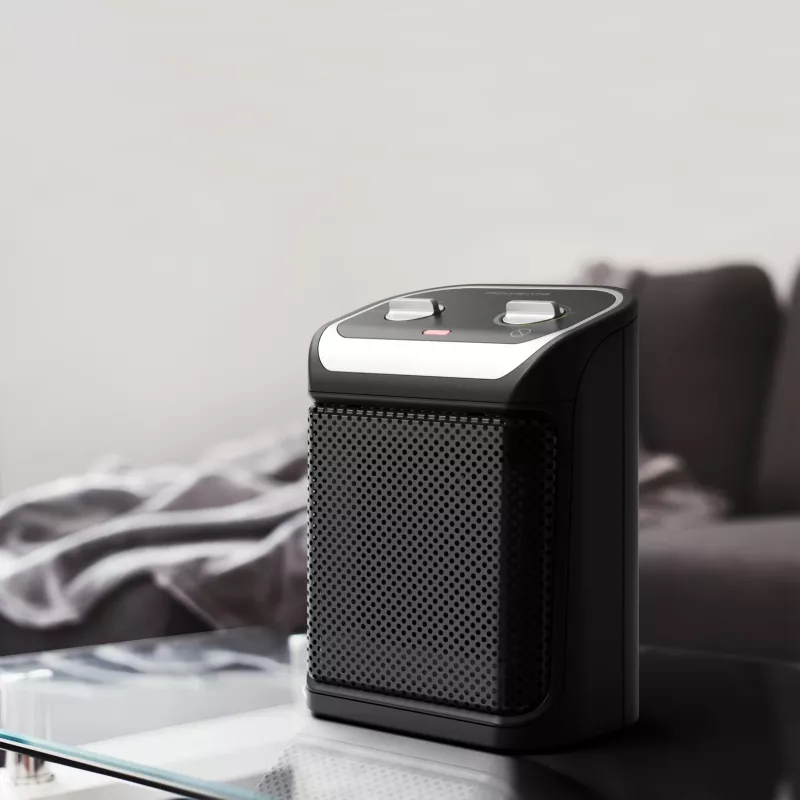 Elektrinis ventiliatorinis šildytuvas Rowenta Mini Excel SO9261, juodas, 1800 W