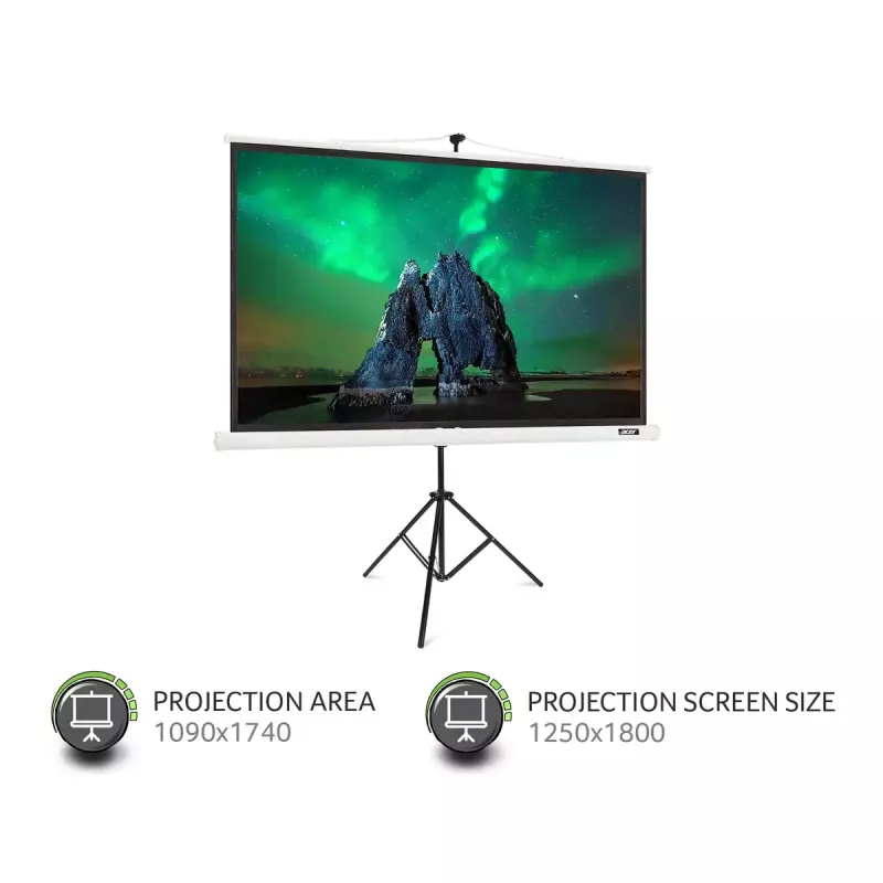 Projekcinis ekranas Acer T82-W01MW 82,5 colio, 16:10, trikojis