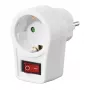 Hama 00223212 kištukinis adapteris F tipo lizdui baltas