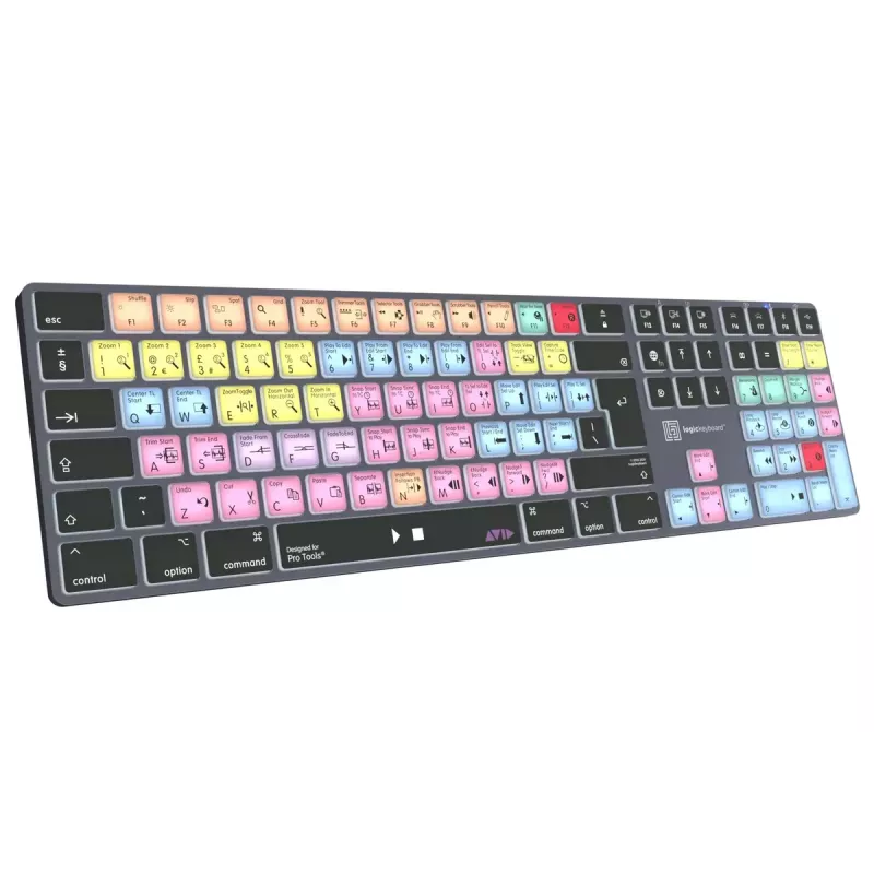 Logickeyboard LKB-PT-TM-UK klaviatūra Office Bluetooth QWERTY angliškas pilno dydžio
