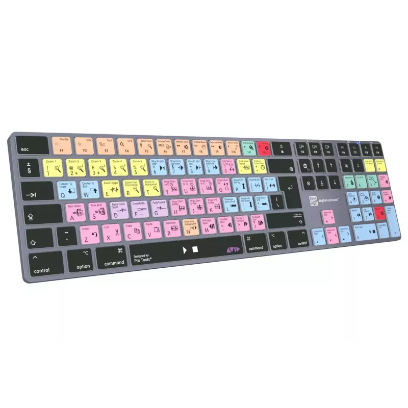 Logickeyboard LKB-PT-TM-UK klaviatūra Office Bluetooth QWERTY angliškas pilno dydžio