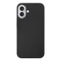 Cellularline Sensation – Silikoninis dėklas iPhone 16, minkštas liesti, juodas