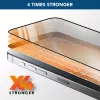 Cellularline Fortified Xtreme Glass – iPhone 16 itin apsauginis grūdintas stiklas su sustiprintais kraštais, lengvai užklijuojamas