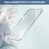 Cellularline Fortified Xtreme Glass – iPhone 16 itin apsauginis grūdintas stiklas su sustiprintais kraštais, lengvai užklijuojamas