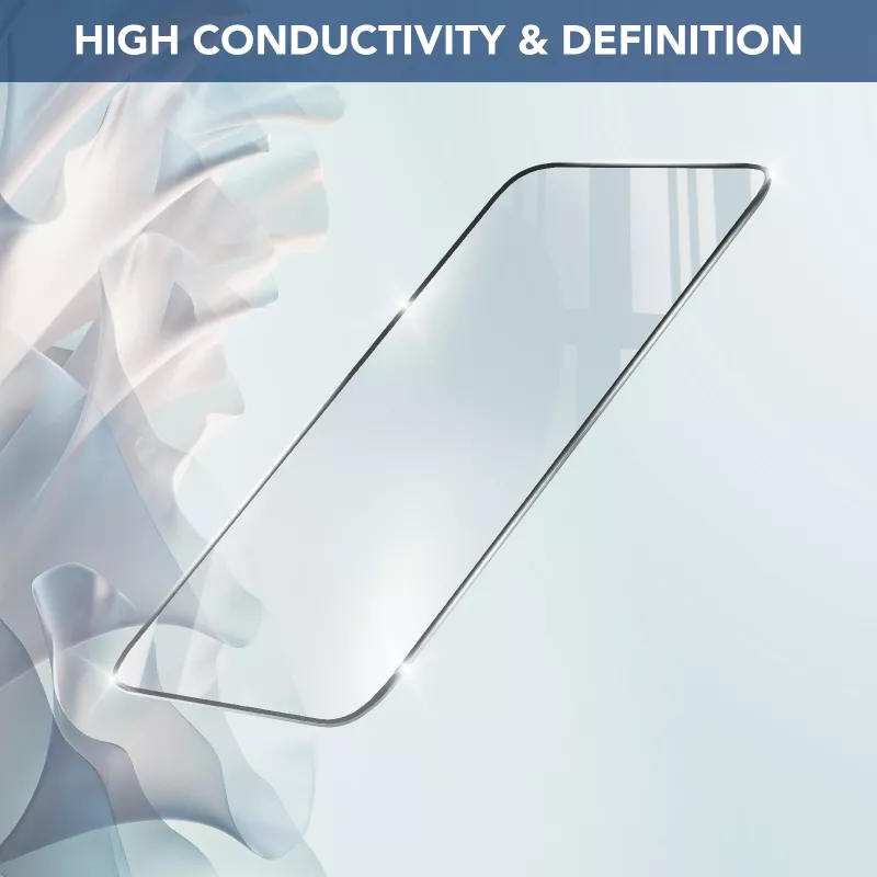 Cellularline Fortified Xtreme Glass – iPhone 16 itin apsauginis grūdintas stiklas su sustiprintais kraštais, lengvai užklijuojamas