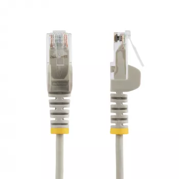StarTech.com 0,5 m CAT6 laidas – plonas – su apsaugotais RJ45 kištukais – pilkas