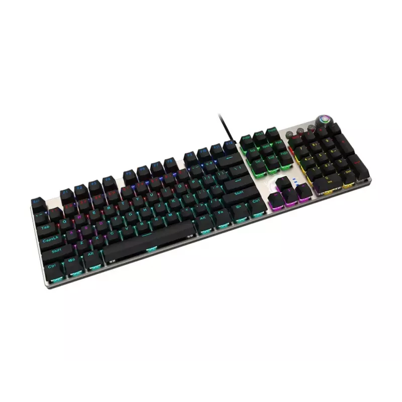 Gaming klaviatūra MSI FORGE GK310 RED DE mechaninė USB QWERTY juoda