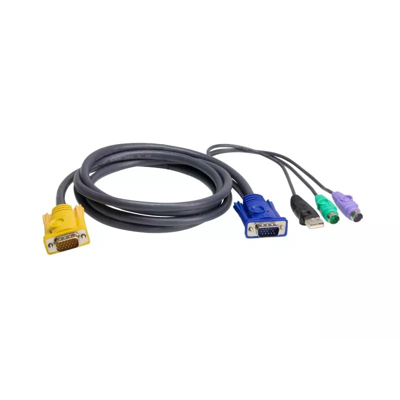 ATEN PS/2 USB KVM laidas 1,8 m (2L-5302UP)