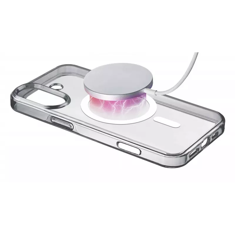 Cellularline Gloss Mag - Magnetinis dėklas, skirtas iPhone 16, suderinamas su MagSafe įkrovimu
