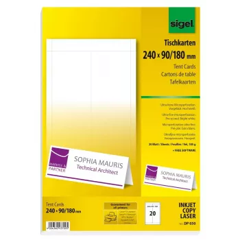 Ne lipnūs spausdintuvo skirtukai Sigel DP050