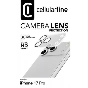 Cellularline Camera Lens - iPhone 17 Pro apsauga fotoaparatui