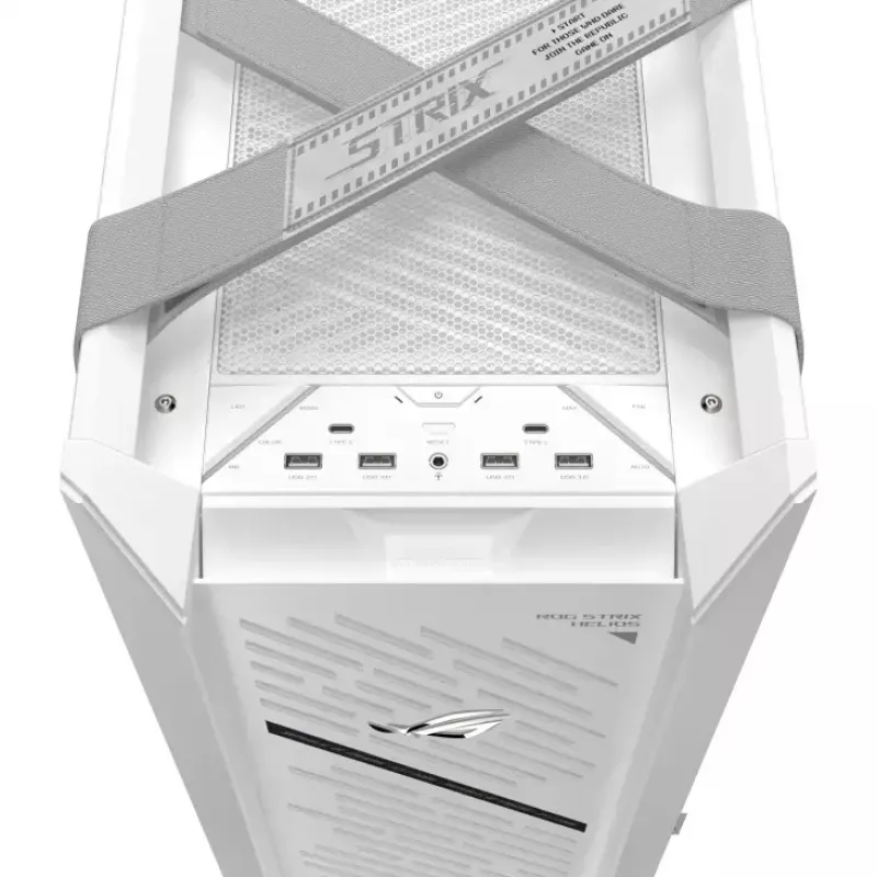 PC korpusas ASUS ROG Strix Helios II Midi Tower Baltas