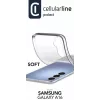 Cellularline Soft - Samsung Galaxy A16 minkštas guminis dėklas, permatomas