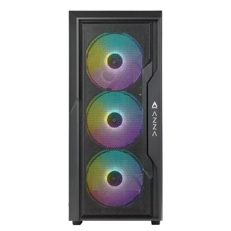 PC korpusas Azza Fighter Midi Tower juodas