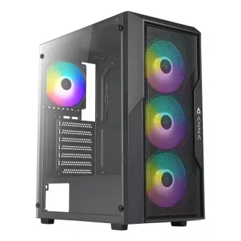 PC korpusas Azza Fighter Midi Tower juodas