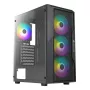 PC korpusas Azza Fighter Midi Tower juodas