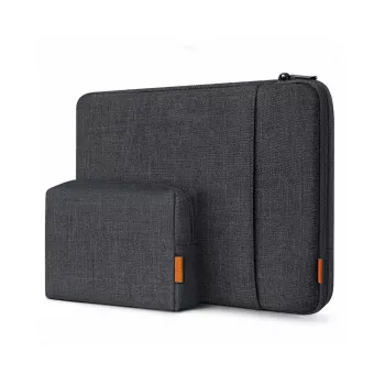 Inateck LB01006 dėklas nešiojamam kompiuteriui 15 colių (38,1 cm), juodai pilkas