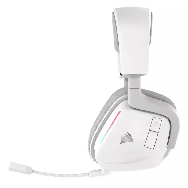 Ausinės Corsair VOID WIRELESS v2 belaidės ir laidinės, Bluetooth, baltos