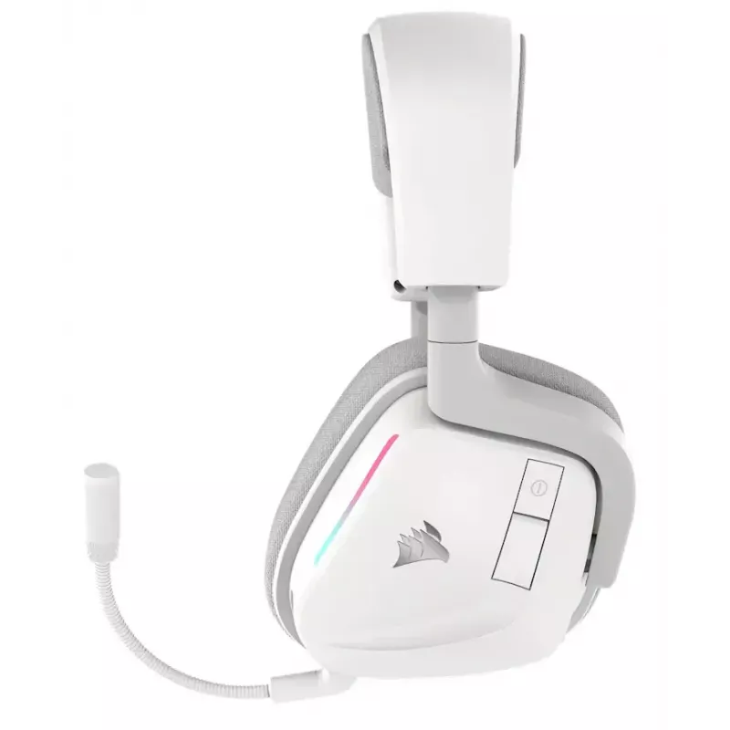 Ausinės Corsair VOID WIRELESS v2 belaidės ir laidinės, Bluetooth, baltos