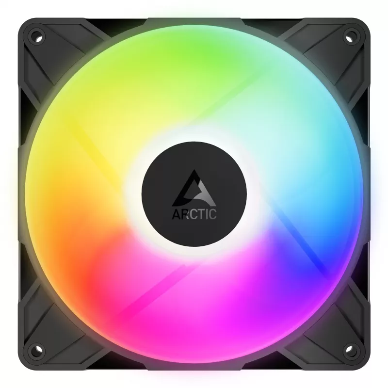 ARCTIC Freezer P14 Pro Reverse A-RGB 3 vnt. – 140 mm A-RGB PWM ventiliatorius su kabelių skirstytuvu