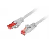 LANBERG tinklo kabelis Cat6 F/UTP (FTP) 3 m RJ-45–RJ-45 Pilka