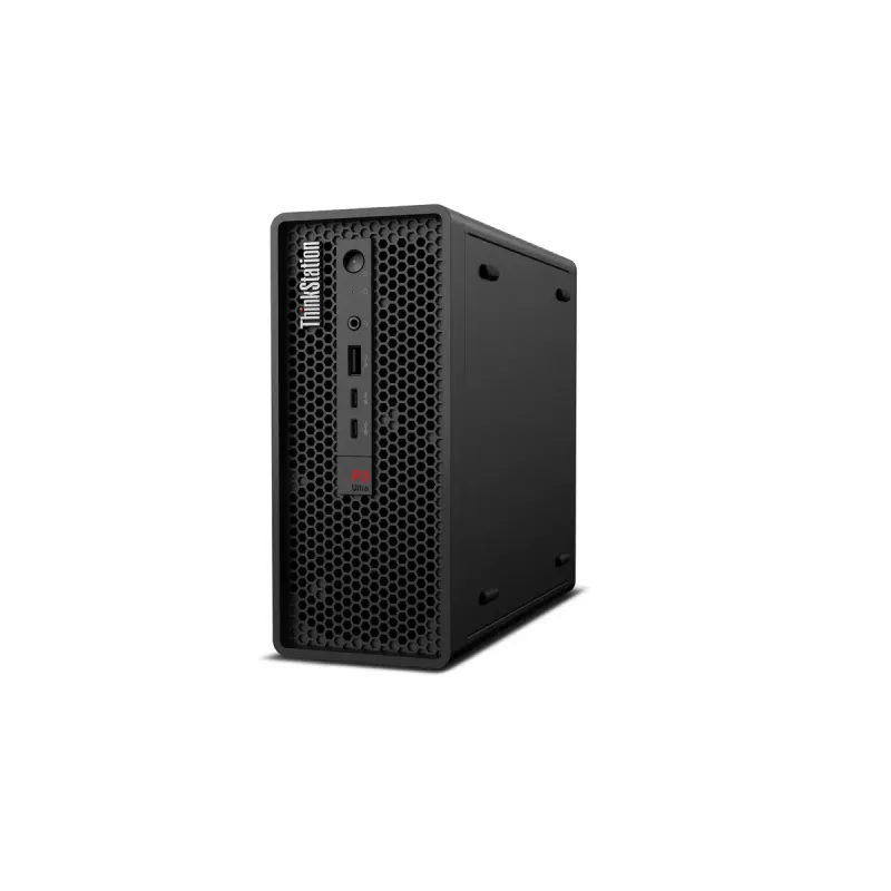 Darbo stotis Lenovo ThinkStation P3 Ultra SFF Gen 2 – Intel Core Ultra 5 225, 32 GB DDR5, 512 GB SSD, Windows 11 Pro, Mini Tower, Juoda