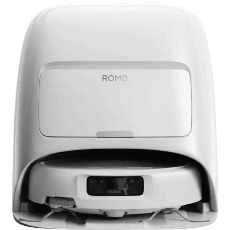 Robotinis dulkių siurblys ir šluostė DJI ROMO S (vandens talpyklų versija) balta, 4,4 kg, 0,26 L dulkėms, 4 L švaraus / 3,2 L nešvaraus vandens talpyklos, 5000 mAh
