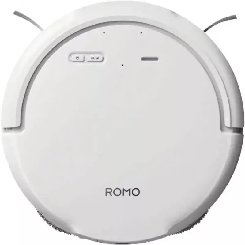 Robotinis dulkių siurblys ir šluostė DJI ROMO S (vandens talpyklų versija) balta, 4,4 kg, 0,26 L dulkėms, 4 L švaraus / 3,2 L nešvaraus vandens talpyklos, 5000 mAh