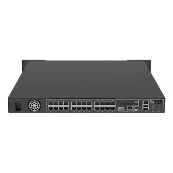 Tinklinis vaizdo registratorius AXIS S2224 Mk II 1U juodas – 24 kanalai, iki 7680×4320, 6 TB HDD, 256 GB SSD, RAID 0/1/10