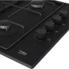 Įmontuojama dujinė kaitlentė Beko HIBG64120SB, 4 zonos, mechaninis valdymas