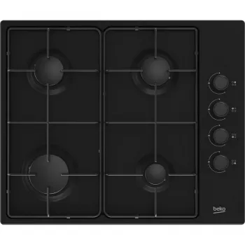 Įmontuojama dujinė kaitlentė Beko HIBG64120SB, 4 zonos, mechaninis valdymas