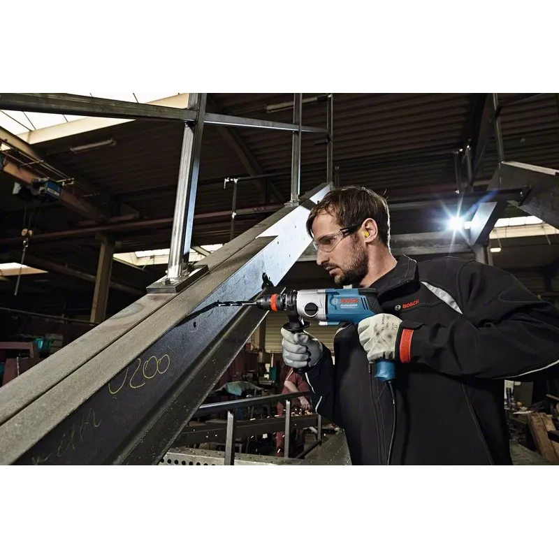 Bosch GBM 13-2 RE 1750 RPM Raktinis gręžtuvas 2,4 kg Juoda, Mėlyna, Pilka