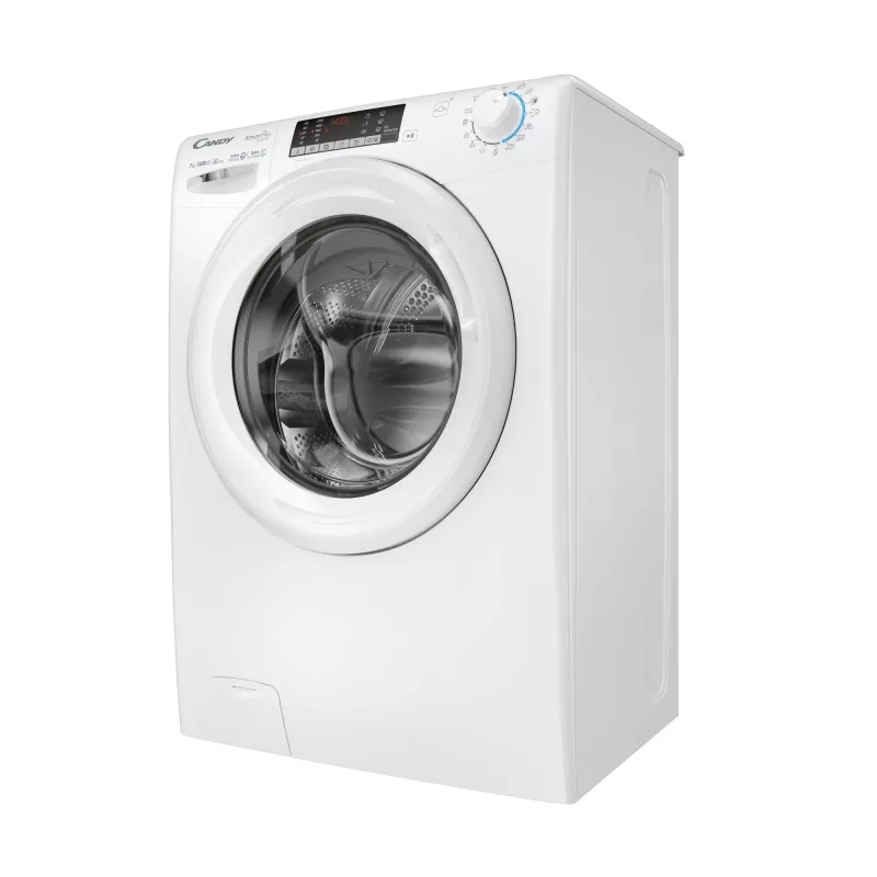 Candy CO4 374TWM6/1-S skalbimo mašina, priekinis pakrovimas, 7 kg, 1300 aps./min., balta
