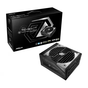 Maitinimo blokas ASROCK Taichi TC-1650T 1650 W 20+4 pin ATX 80 PLUS Titanium, 135 mm ventiliatorius, Juodas