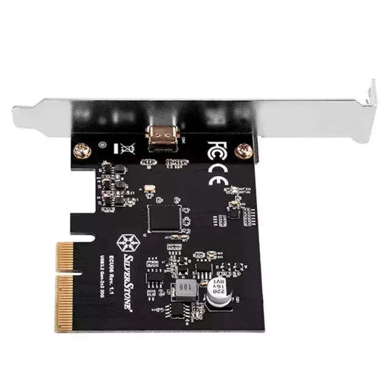 Silverstone ECU06 Vidinė USB 3.2 Gen 2 PCIe adapterio plokštė (žemo profilio)