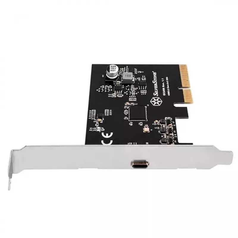 Silverstone ECU06 Vidinė USB 3.2 Gen 2 PCIe adapterio plokštė (žemo profilio)
