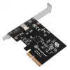 Silverstone ECU06 Vidinė USB 3.2 Gen 2 PCIe adapterio plokštė (žemo profilio)