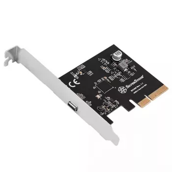 Silverstone ECU06 Vidinė USB 3.2 Gen 2 PCIe adapterio plokštė (žemo profilio)