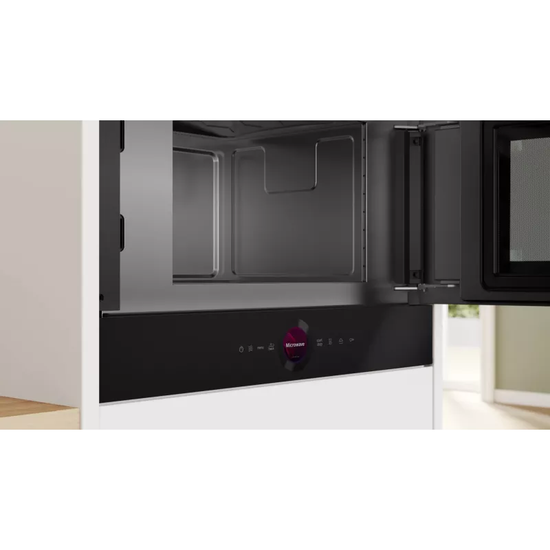 Bosch Serie 8 BFR7221B1 mikrobangų krosnelė Įmontuojama Juoda 21 L 900 W
