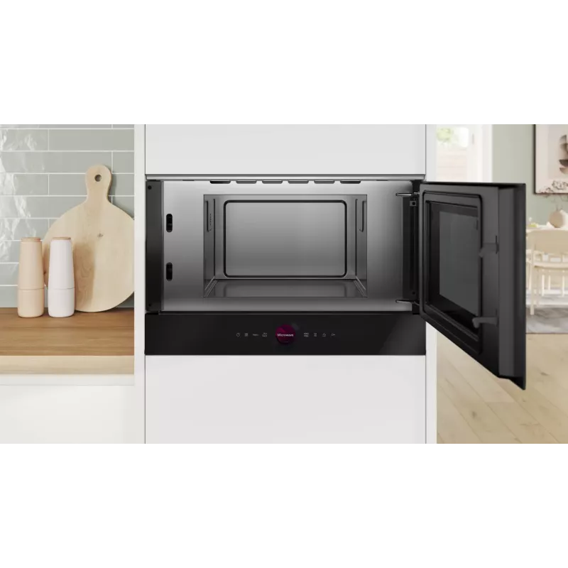 Bosch Serie 8 BFR7221B1 mikrobangų krosnelė Įmontuojama Juoda 21 L 900 W