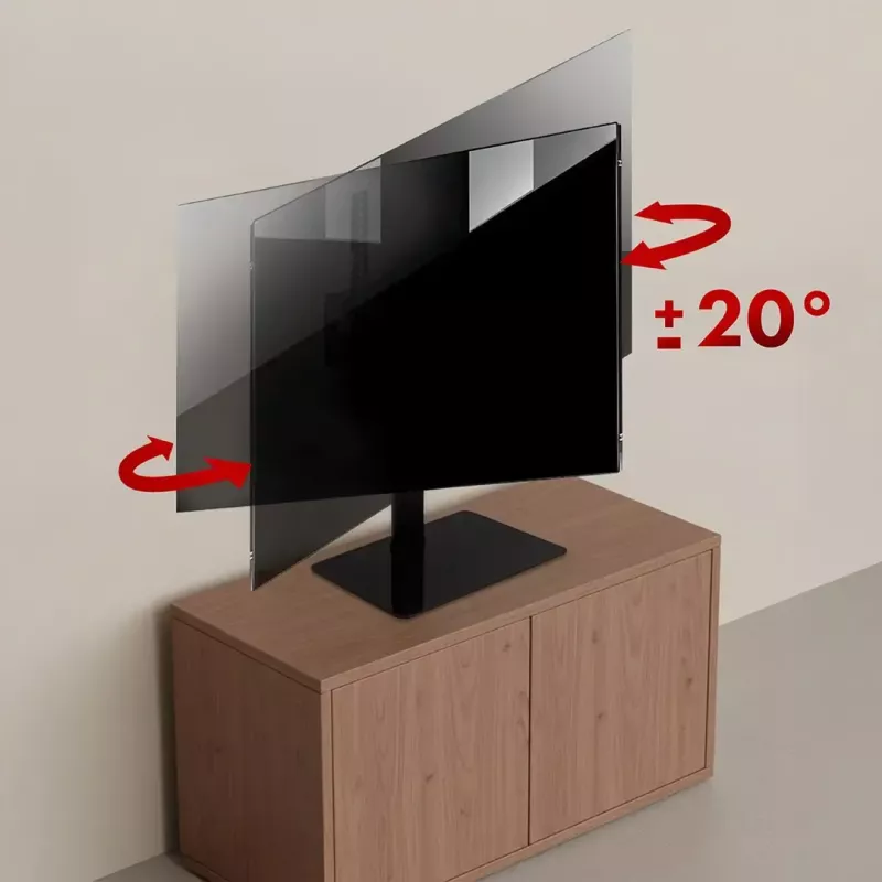TV stovas MACLEAN MC-132, 32–55 col., iki 35 kg, 20° pasukimas, VESA 75x75–400x400