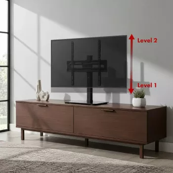 TV stovas MACLEAN MC-132, 32–55 col., iki 35 kg, 20° pasukimas, VESA 75x75–400x400