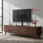 TV stovas MACLEAN MC-132, 32–55 col., iki 35 kg, 20° pasukimas, VESA 75x75–400x400